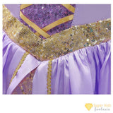 Fantasia Infantil - Rapunzel (Filme Enrolados) + Kit completo