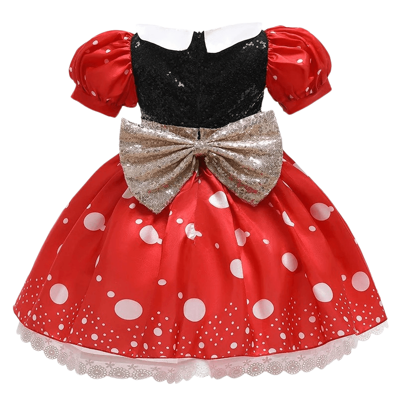 Fantasia Infantil Minnie Vestido de Bolinhas | Super Kids Fantasia