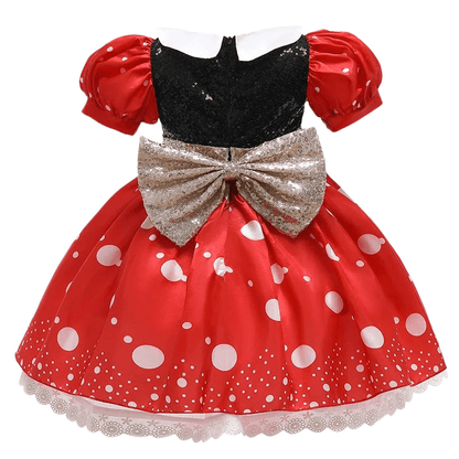 Fantasia Infantil Minnie Vestido de Bolinhas | Super Kids Fantasia