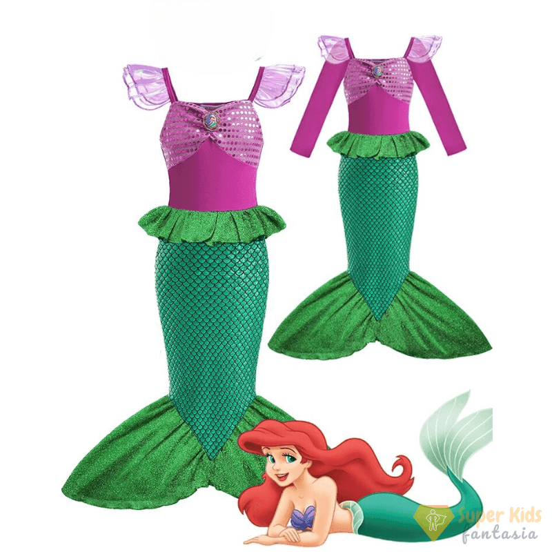 Fantasia - A pequena Sereia - Ariel | Super Kids Fantasia