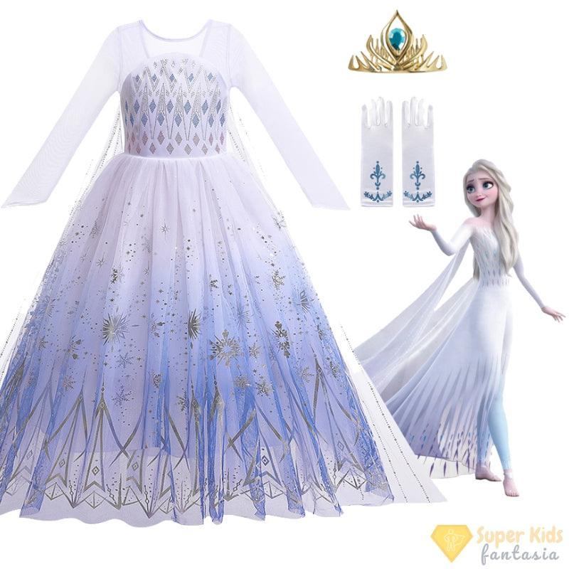 Vestido Elsa Fantasia Elsa Frozen Disney Original Fantasia Elsa