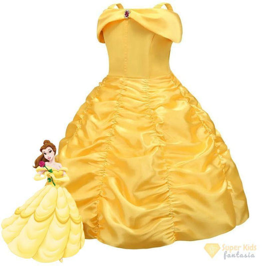Fantasia Infantil - Bela e a Fera (Luxo) | Super Kids Fantasia