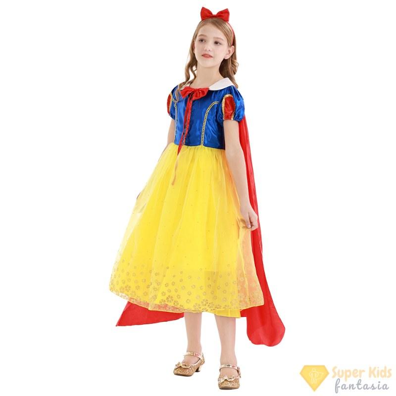 Fantasia Infantil - Branca de Neve (Luxo) - Super Kids Fantasia