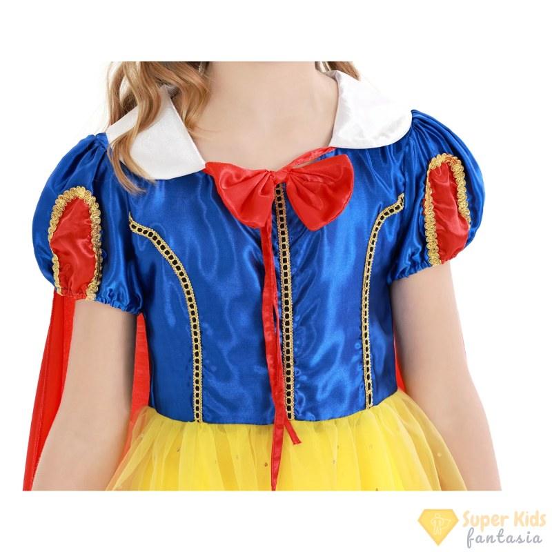 Fantasia Infantil - Branca de Neve (Luxo) - Super Kids Fantasia