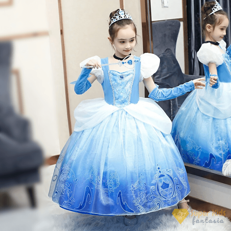 Fantasia Infantil - Cinderela Disney - Super Kids Fantasia