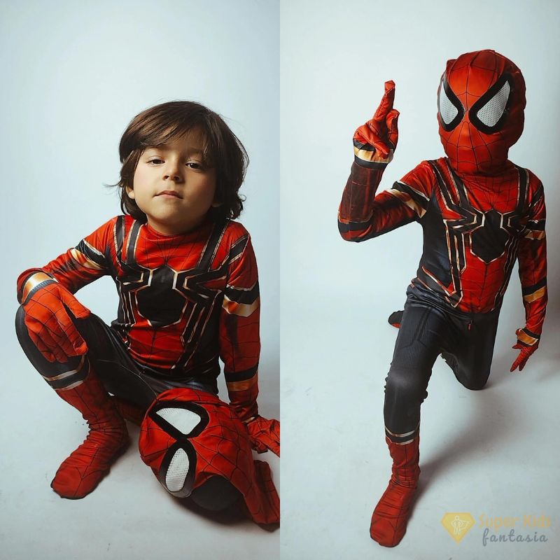 Fantasia Infantil - Homem Aranha de Ferro - Super Kids Fantasia