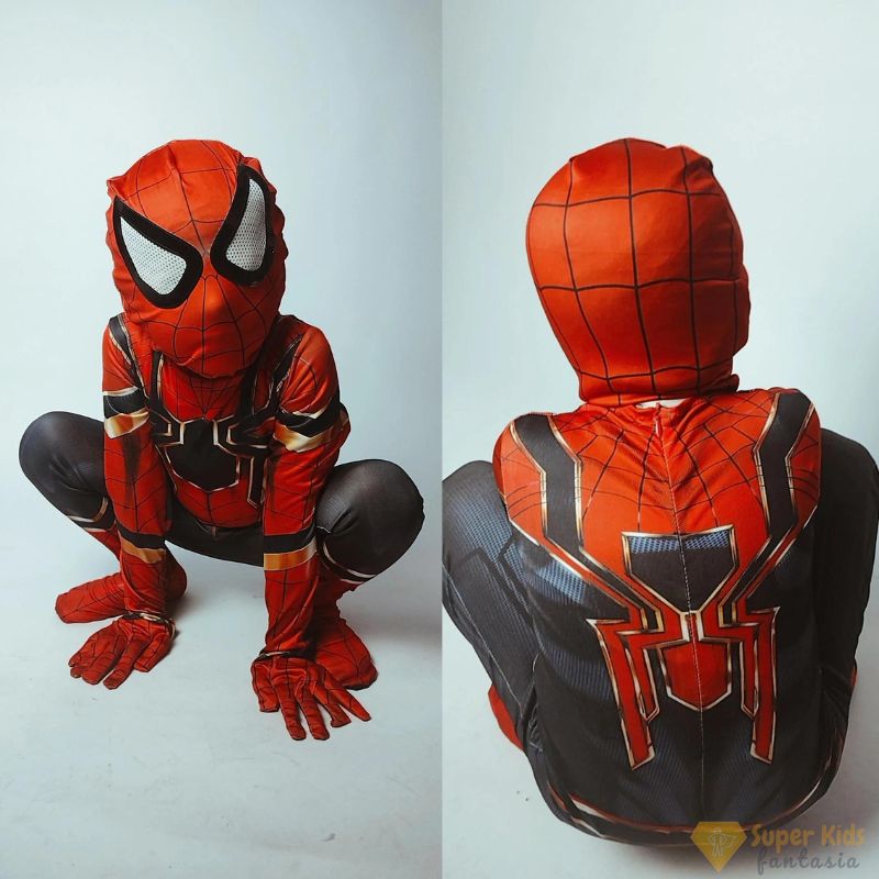 Fantasia Infantil - Homem Aranha de Ferro - Super Kids Fantasia