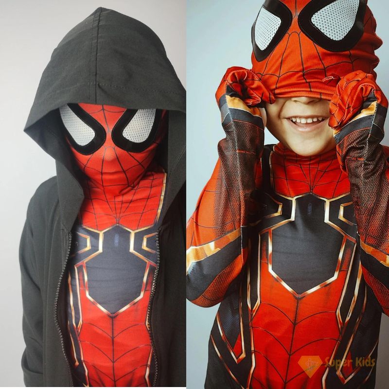 Fantasia Infantil - Homem Aranha de Ferro - Super Kids Fantasia