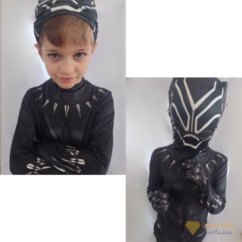 Fantasia Infantil - Pantera Negra - Super Kids Fantasia