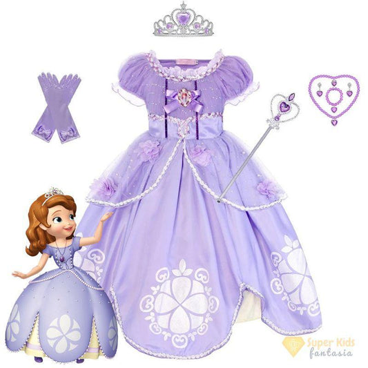 Fantasia Infantil - Princesa Sofia (Luxo) | Super Kids Fantasia