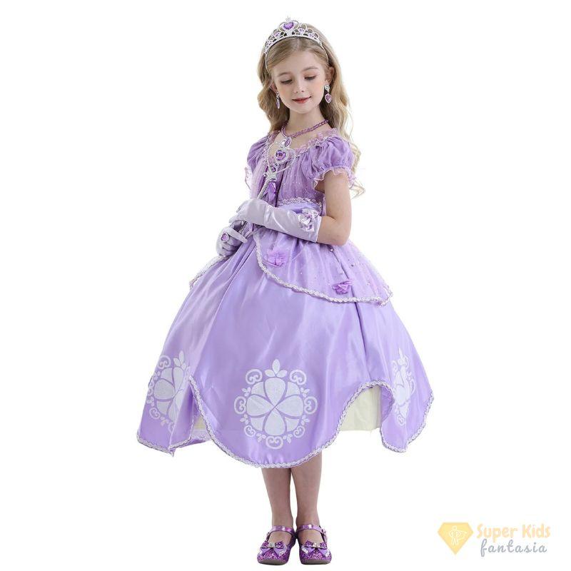 Fantasia Infantil - Princesa Sofia (Luxo) - Super Kids Fantasia