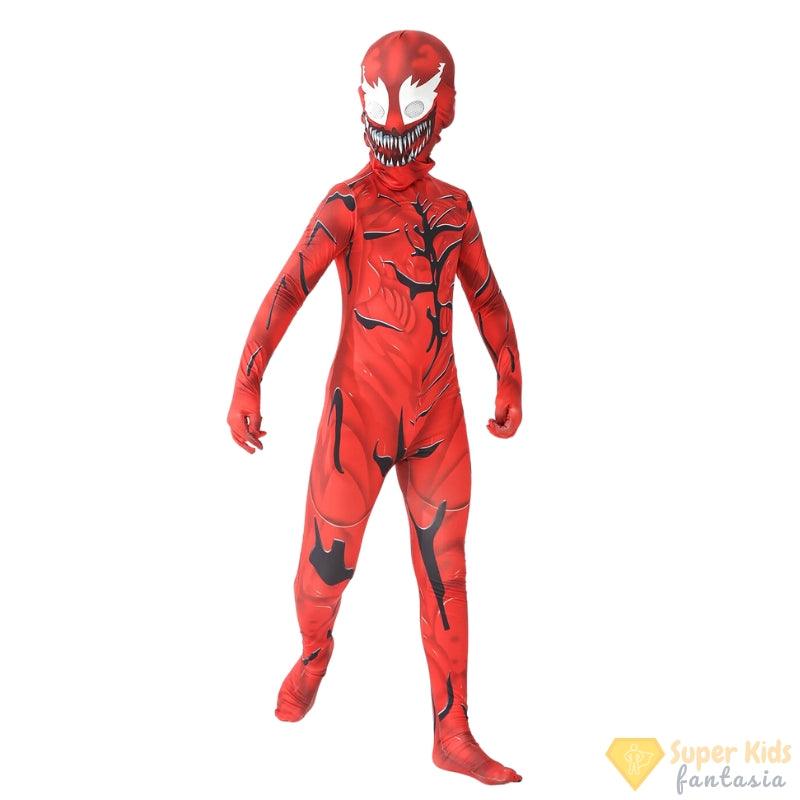 Fantasia Infantil - Venom Vermelho - Super Kids Fantasia