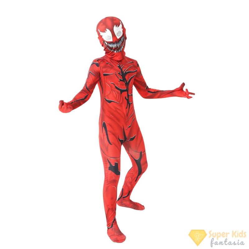 Fantasia Infantil - Venom Vermelho - Super Kids Fantasia