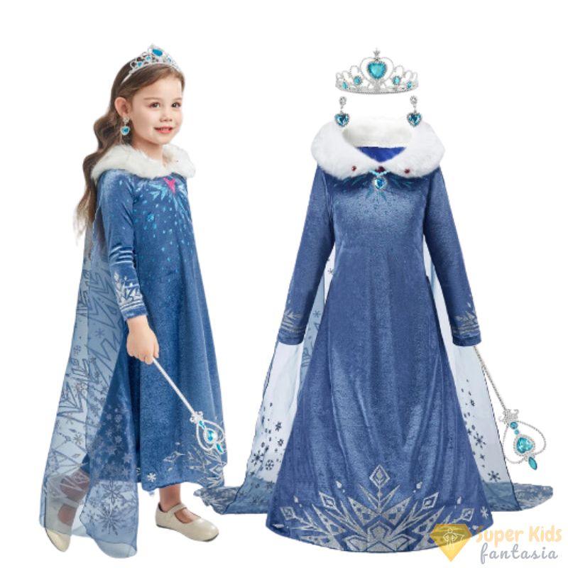 Fantasia - Princesa Elsa Frozen (Luxo) - Super Kids Fantasia