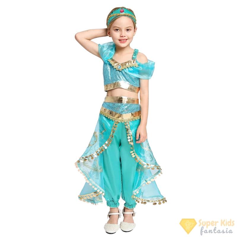 Fantasia - Princesa Jasmine - Super Kids Fantasia