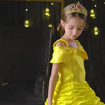 Fantasia Infantil - Bela e a Fera (Luxo)